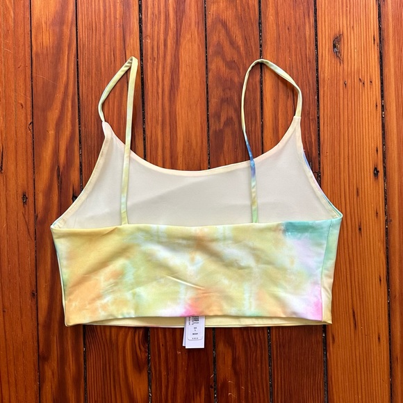 NWT Alice + Olivia Tie Dye Crop Tank L - Picture 3 of 4